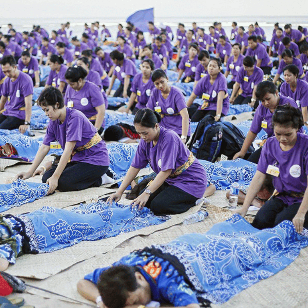 Record di Massaggio del 2014 a Bali