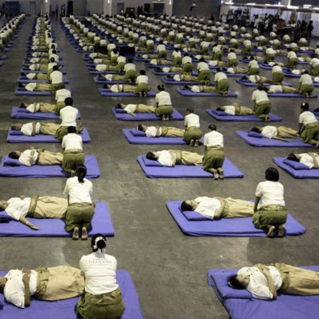Record di Massaggio del 2012 a Bangkok