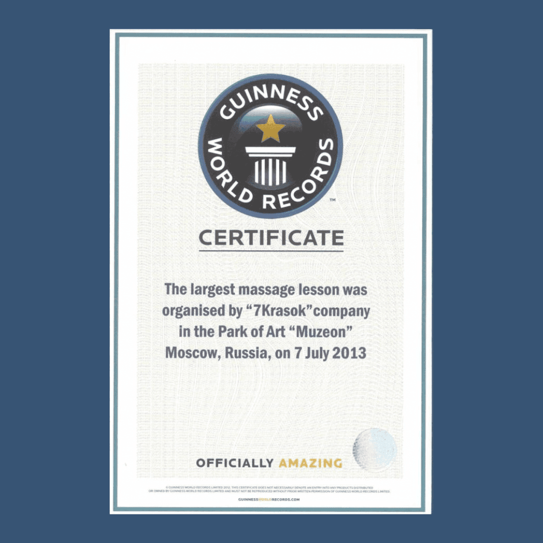  Lezione di Massaggio da Record