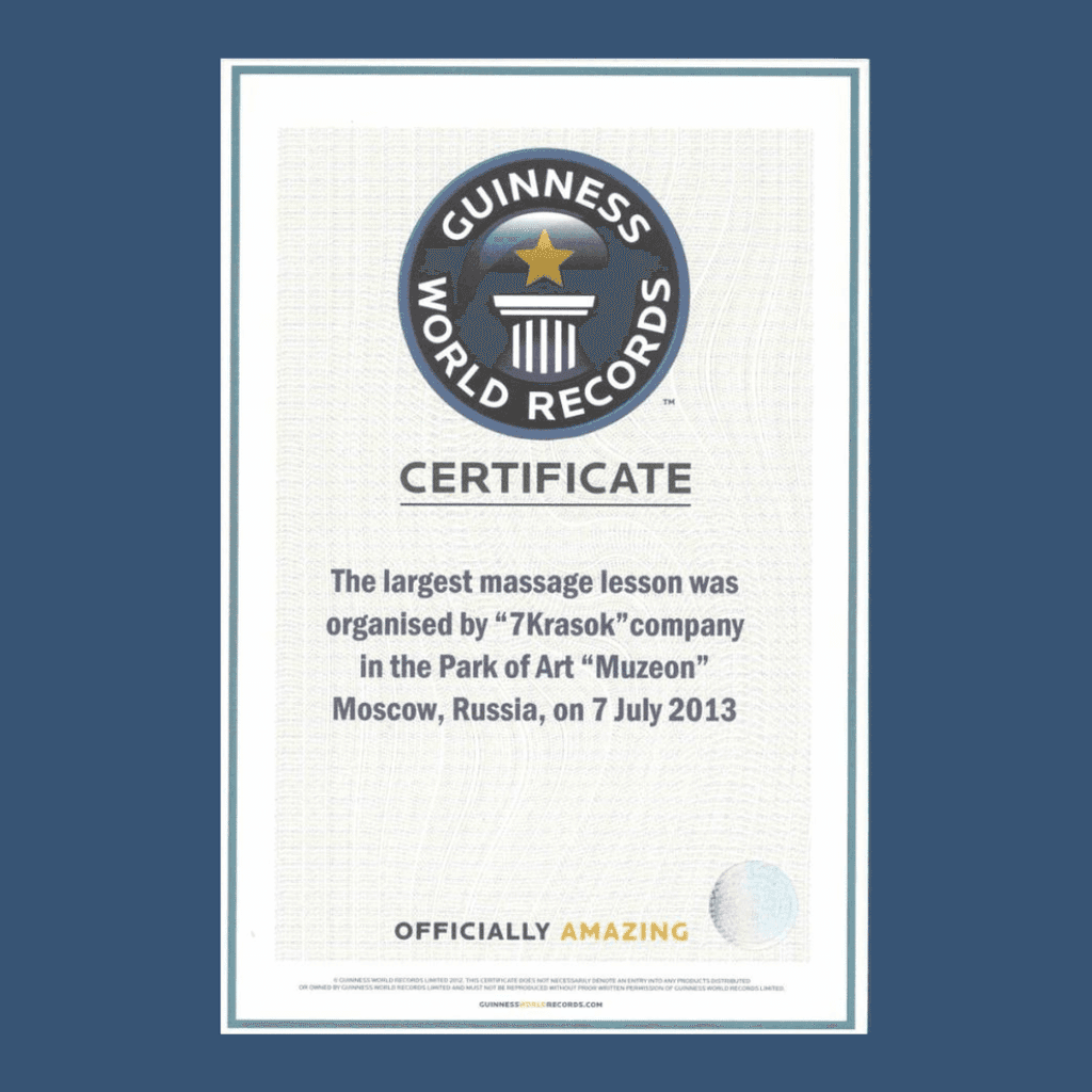  Lezione di Massaggio da Record